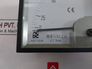 Acdc Dynamics Sq-96 Ammeter 75/5A 0 To 75/150A
