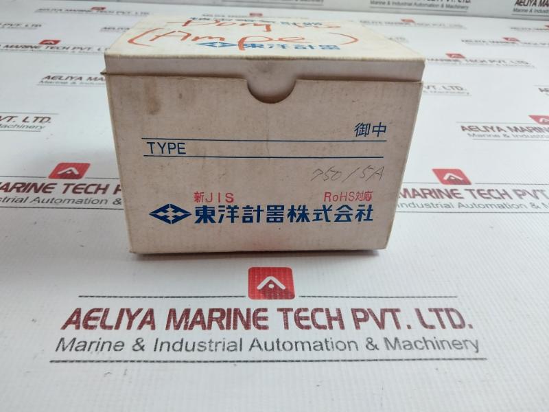 Acf-12nb Amp Meter 0-750a Brand Toyo Keiki
