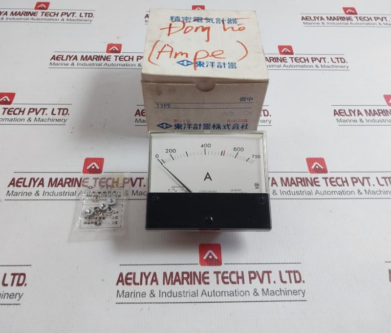 Acf-12nb Amp Meter 0-750a Brand Toyo Keiki