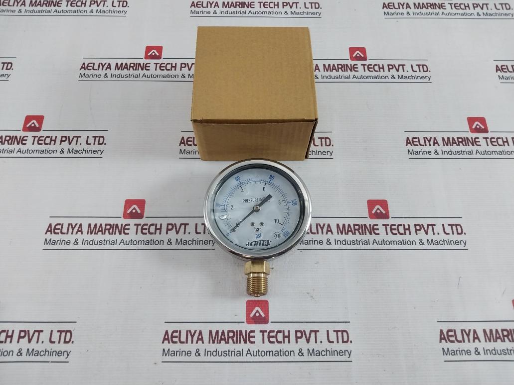 Acutek Pressure Gauge 0-10 Bar 0-150 Psi