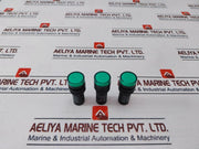 Lot of 3X AD16-16C LED Power Pilot Signal Light Lamp 24V