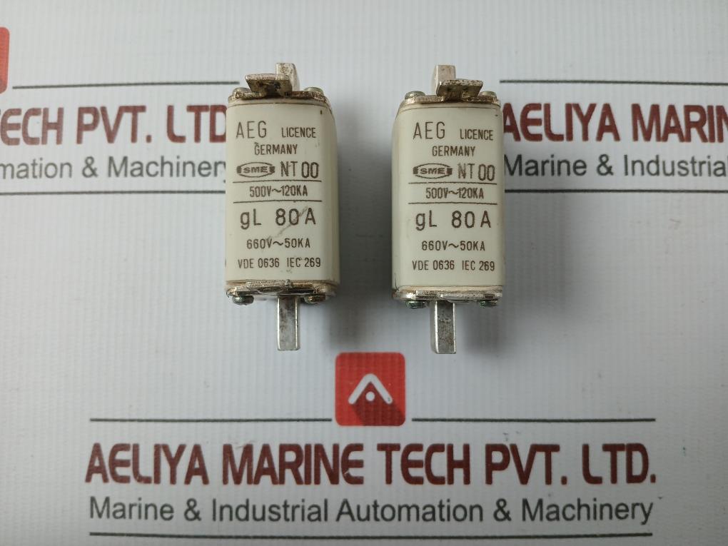 Aeg 80a Fuse Link 660v~50ka Nt00