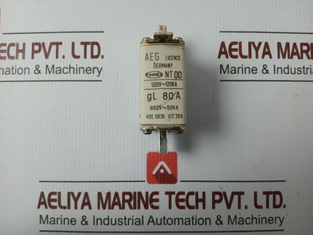 Aeg 80a Fuse Link 660v~50ka Nt00