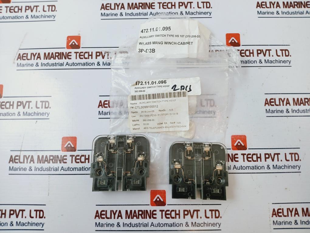 Aeg Hs107 Auxiliary Contact Block 