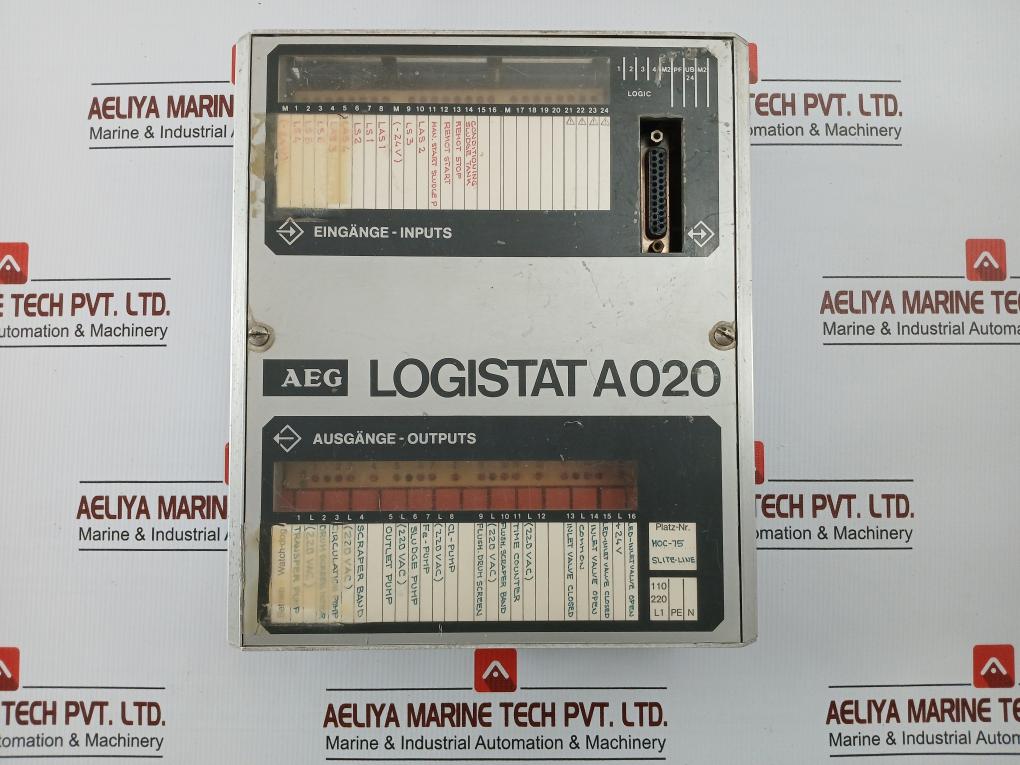 Aeg Logistat A020 Plc Control Unit 110/220vac 50-60 Hz