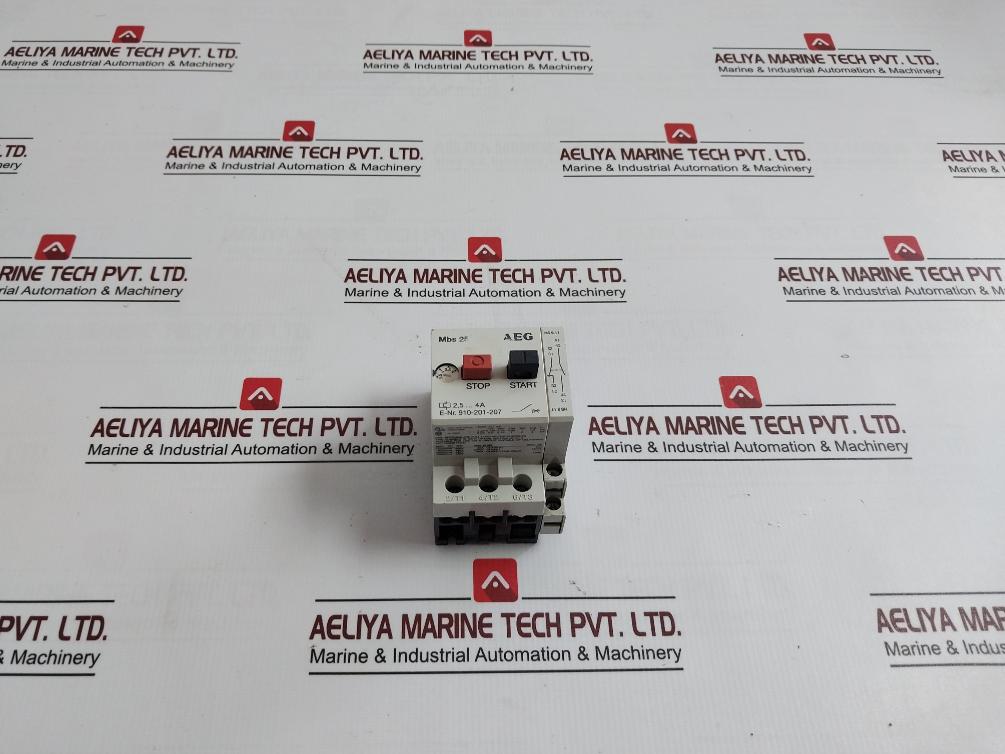 Aeg Mbs 25 Manual Motor Starter 910-201-207 50/60Hz 18–14 Awg Vde 0660