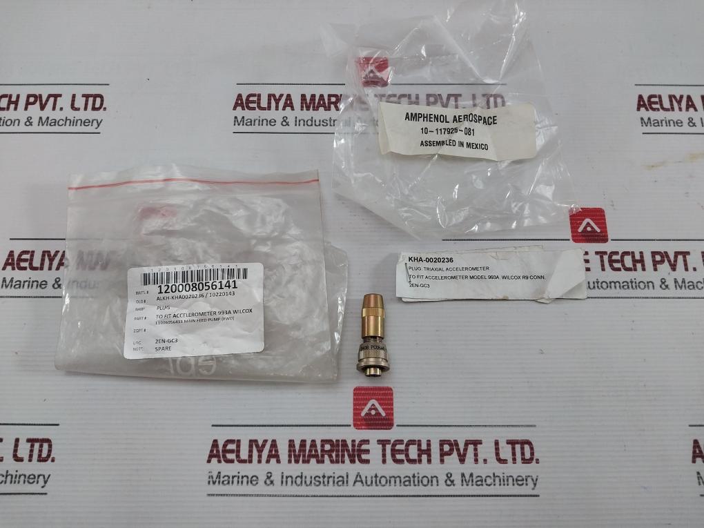 Aerospace Circular Connector Plug By Amphenol 10-117925-081