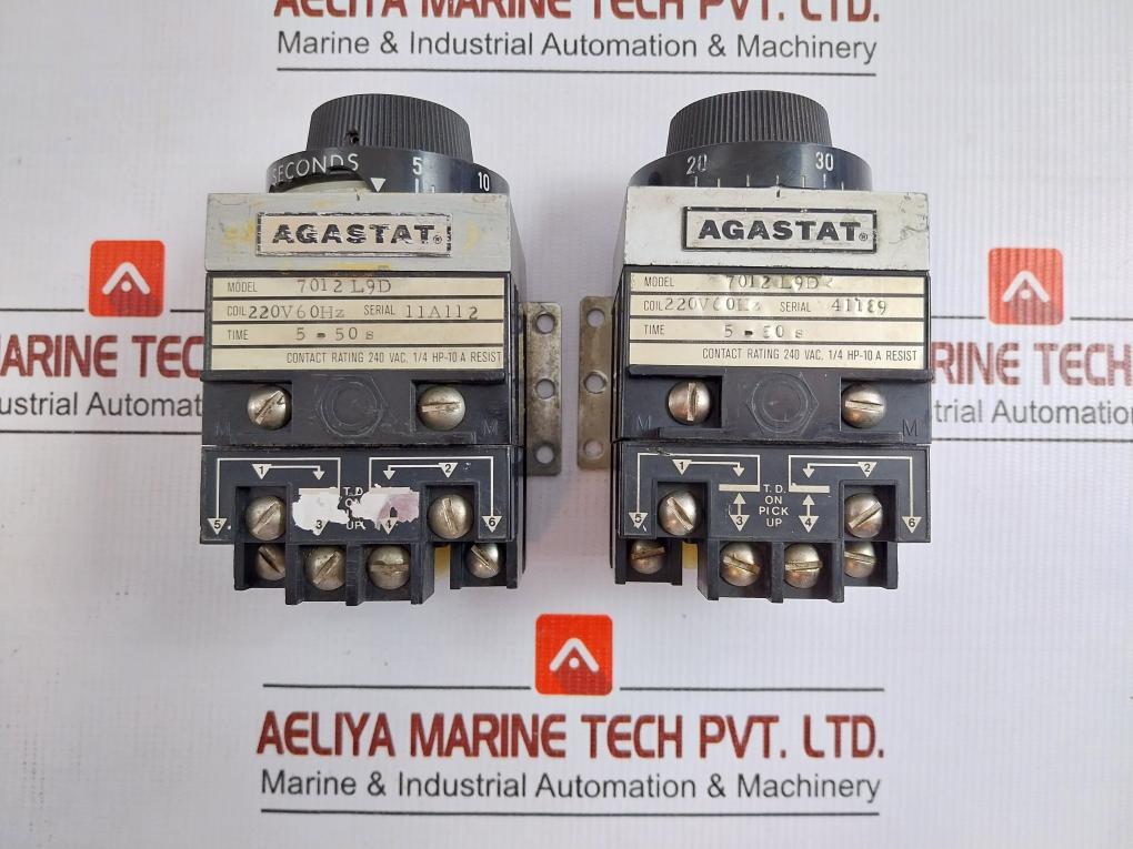 Agastat 7012l9d Time Delay Relay 5-50 Seconds