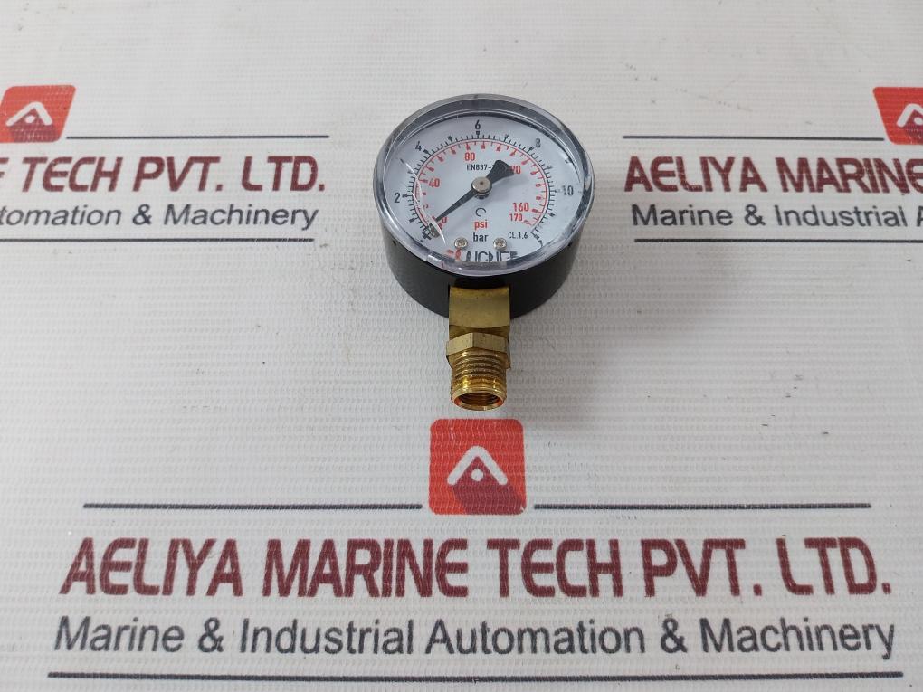 Aignep Pneumatic En837-1 Diaphragm Pressure Gauges 0-12 Bar