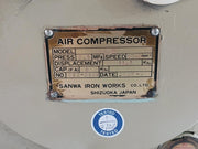 Air Compressor W/ Three Phase Marine Induction Motor 2.5mpa Sanwa Gs2ar
