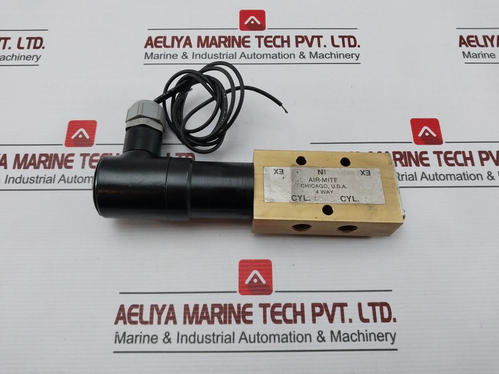 Air-mite V4214Sahm Spring Return Solenoid Valve 60-120V/10W