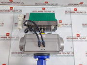 Air Torque Al Actuator W/ Butterfly Valve Dr00100u 8bar 1.0mpa