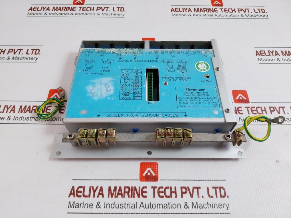 Al-100/Ai8ex Autronica 12v -20 +70c Analog Input Node Pressure Transducer Module - Used