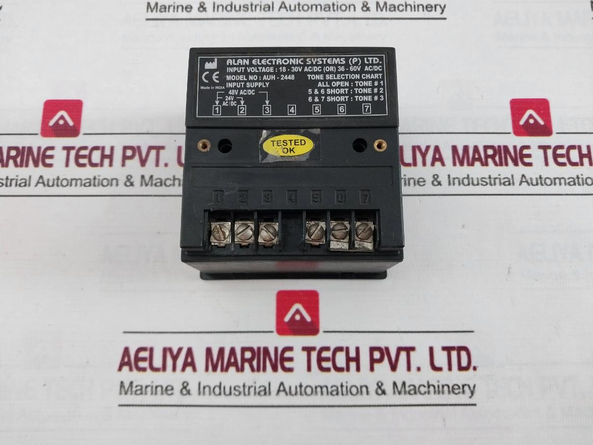 Alan Electronic Auh-2448 Electronic Hooter Eh220811373 18-30V Ac/Dc