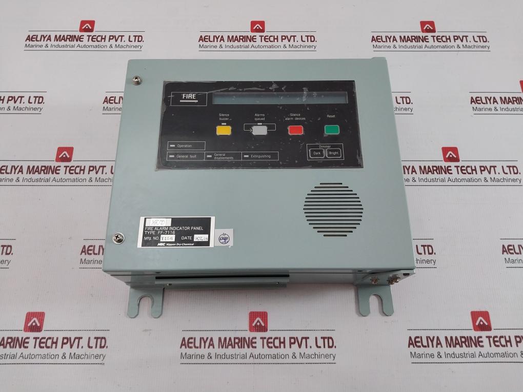 Alarm Indicator Panel Dc24v 0.4a Dry-Chemical Nippon Ff-7116