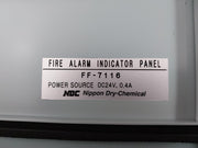 Alarm Indicator Panel Dc24v 0.4a Dry-Chemical Nippon Ff-7116