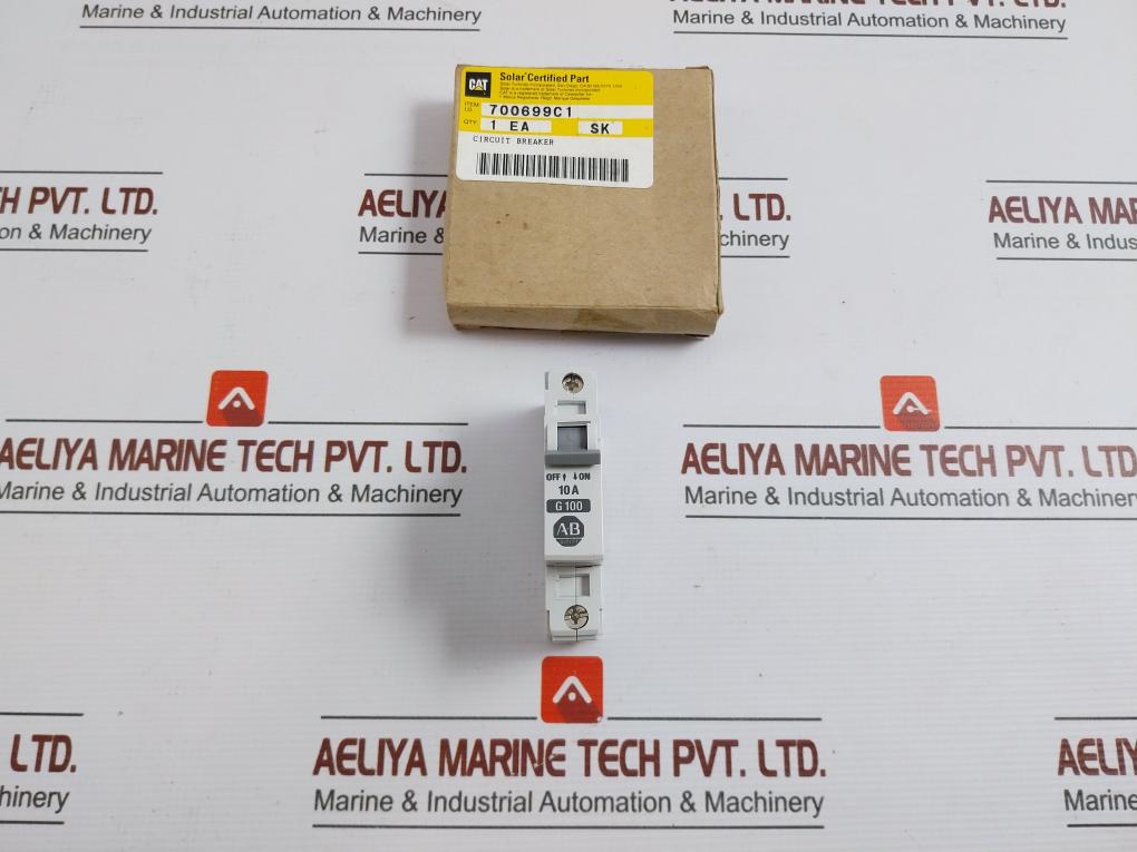 Allen-Bradley-Circuit-Breaker-Ser-B-10a-300-Vac-700699c1-1492-Cb1-1