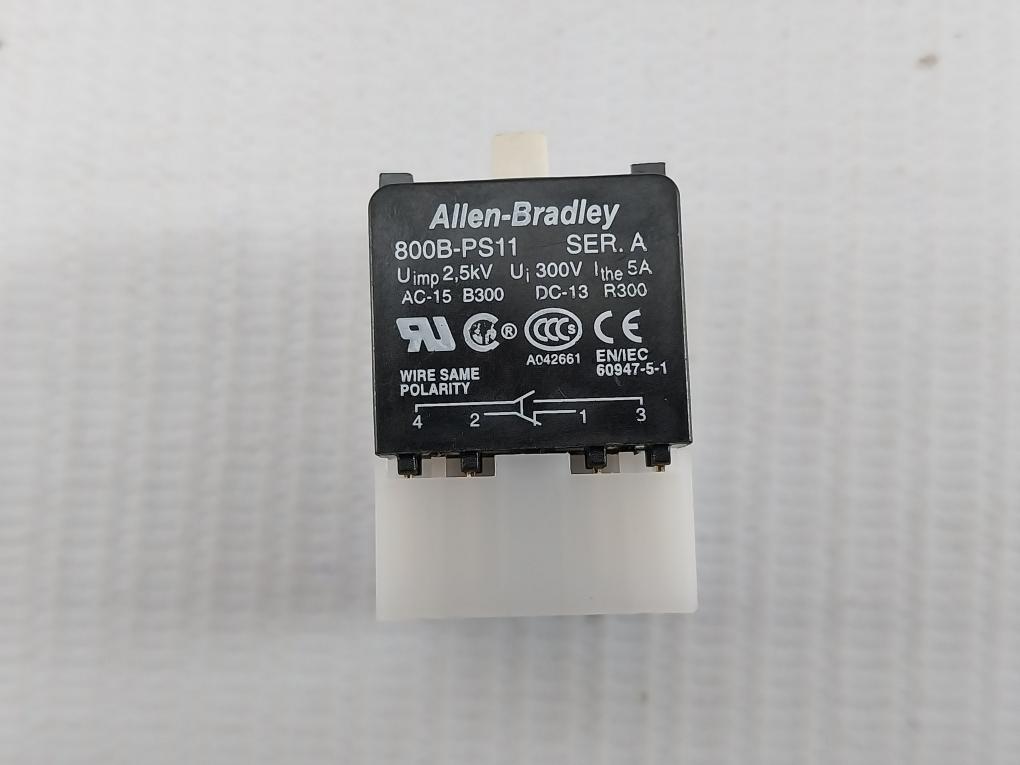 Allen-Bradley Pushbutton Contact Block 800b-Ps11