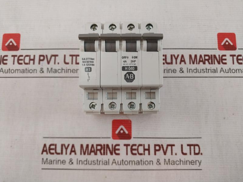 Allen-bradley 1492-cb3 Circuit Breaker Ac400/277V 3Ph Ser:B 6A 277Vac 25A
