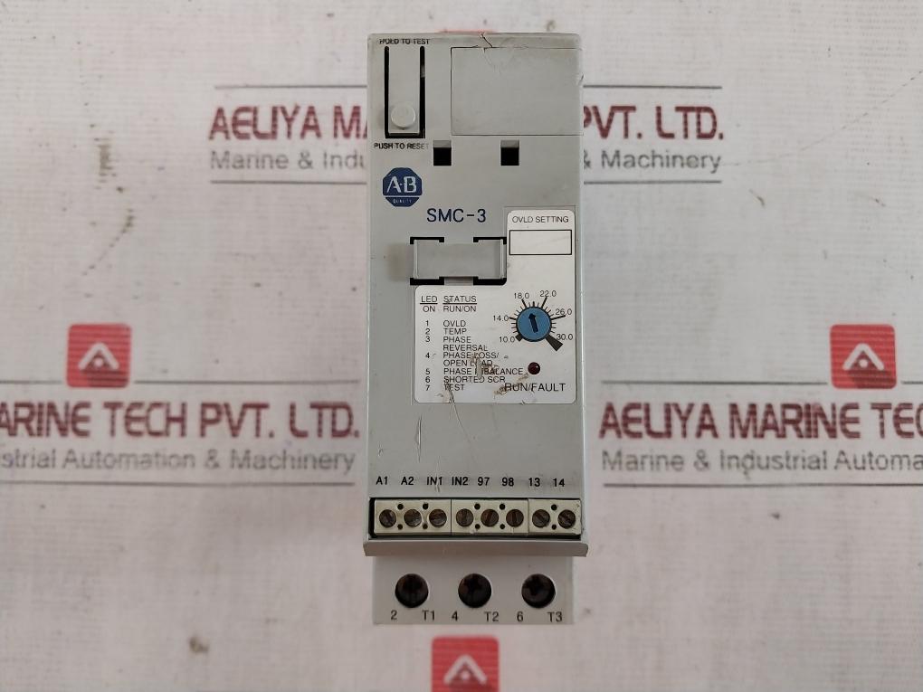 Allen-bradley 150-c30Nbd Soft Starter Smc-3 50/60Hz 30A 100V, -240V~