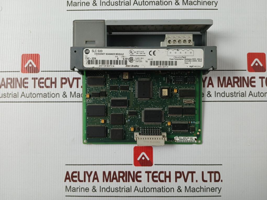 Allen-bradley 1747-sdn Devicenet Scanner Module 24Vdc 90Ma