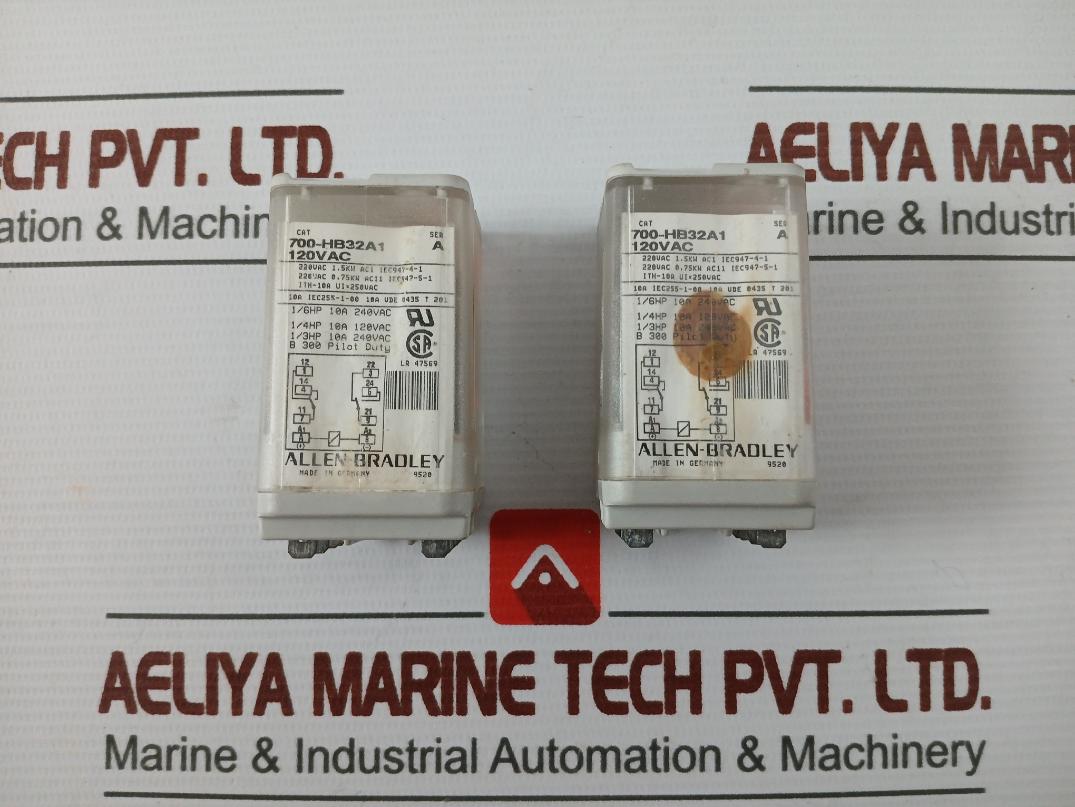 Allen-bradley 700-hb32A1 Control Relay 120Vac Series A