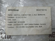 Allen-bradley 800T-xa2 Switch Contact Blk. 2, N.O. Nema 4/4X