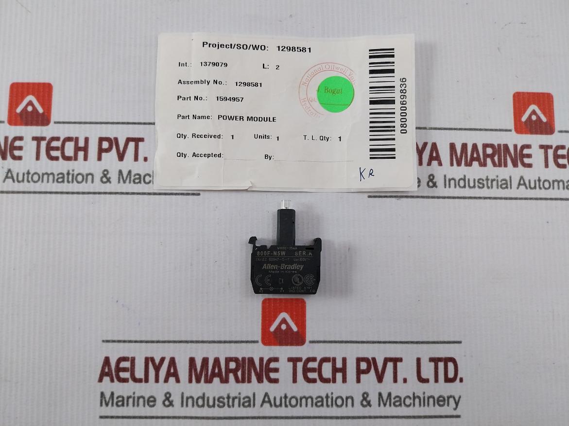 Allen-bradley 800F-n5W Led Lamp Module