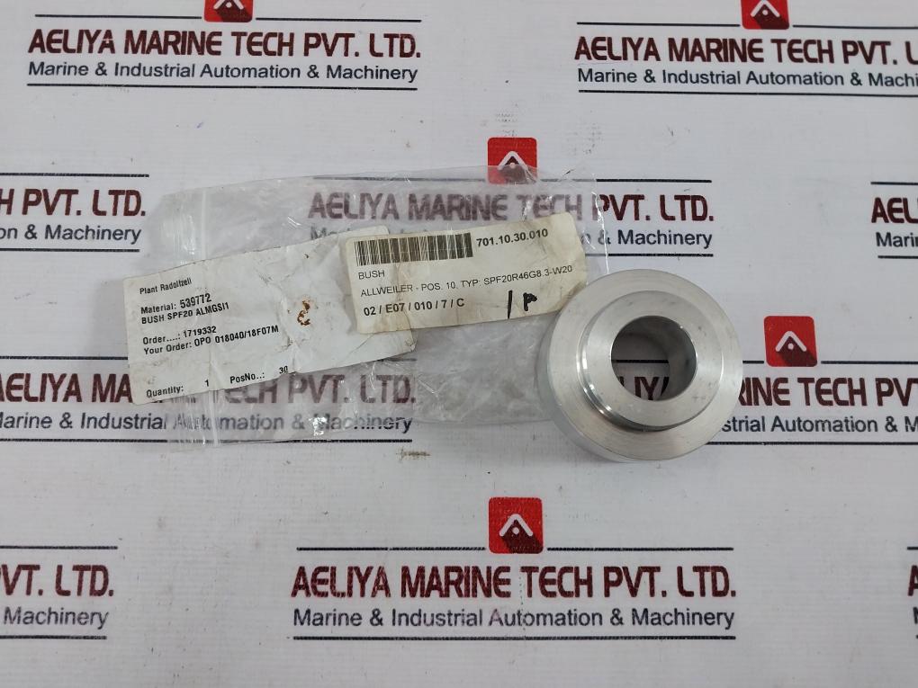 Allweiler 539772 Bush Spf20 Almgsi1 With Idler Spindle 55312 