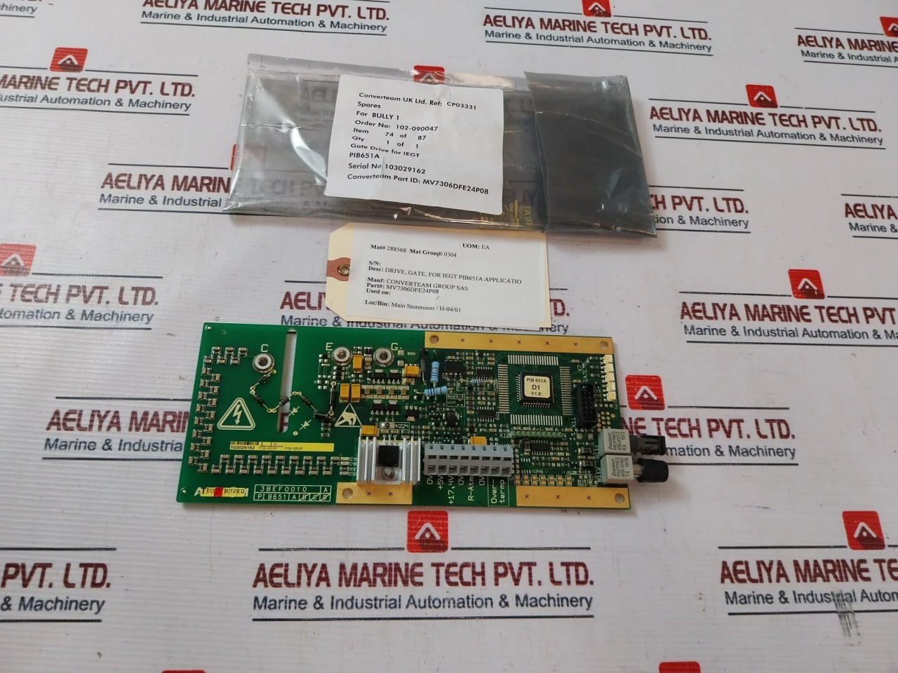 Alstom Converteam Group 3Bef0010 A Circuit Board
