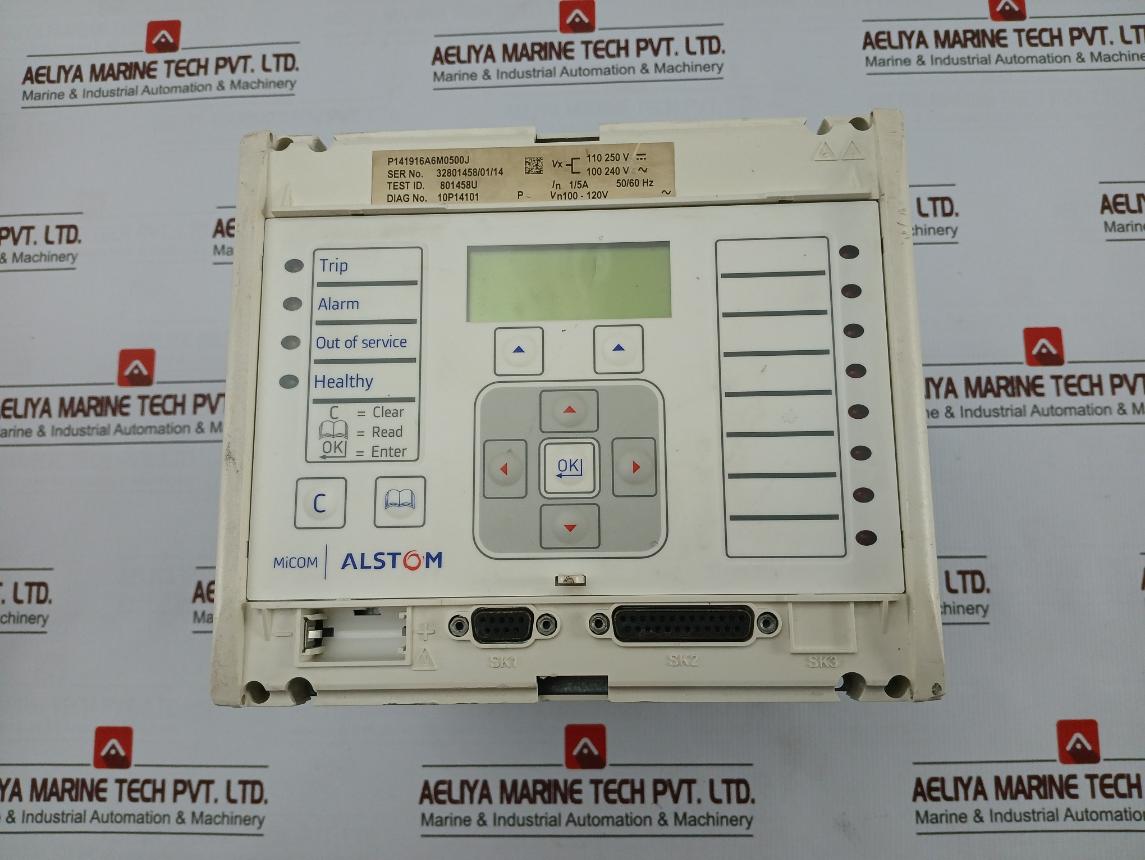 Alstom P141916A6M0500J Micom Generator Protection Relay Vn 100–120 V