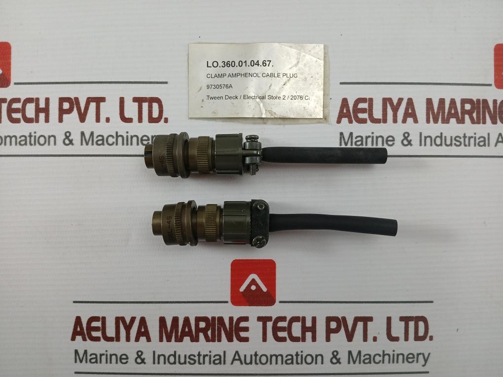 Amphenol Ms 3106A 10Sl-4S Circular Cable Plug Connector New