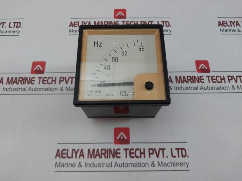 Analog Frequency Meter 45-55hz By Shanghai Yitai F96-Hzb