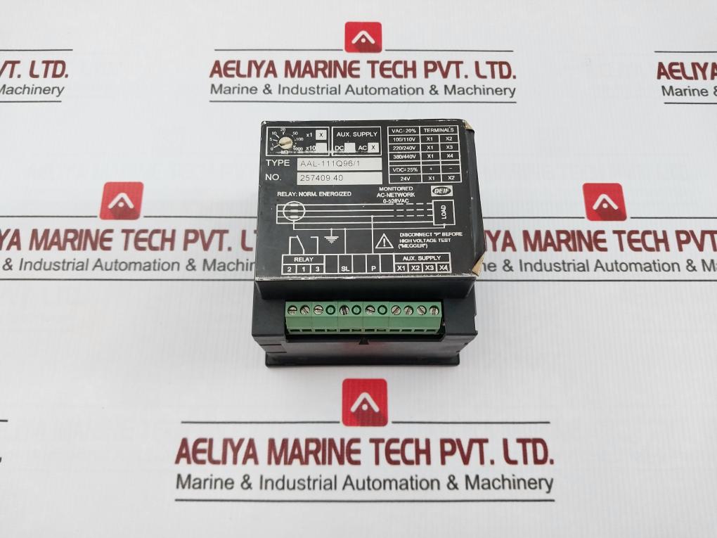Analog Insulation Monitor 0-528vac Deif Aal-111q96/1