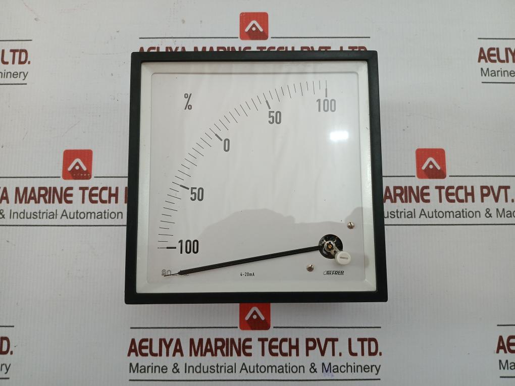 Analog Meter 4-20 MA FRER 100-0-100 % - 360 Gm