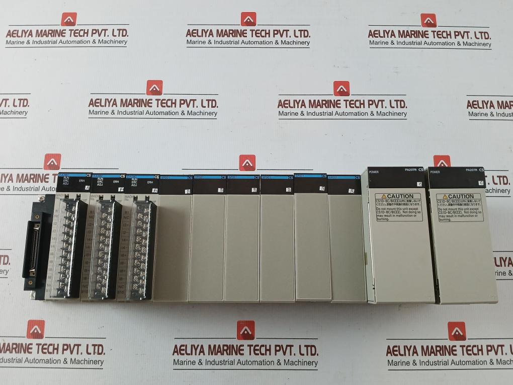 Analog Output Unit By Omron Cs1w-Da08c Cs1w-Sp001, Cs1d-Pa207r 240v Ac