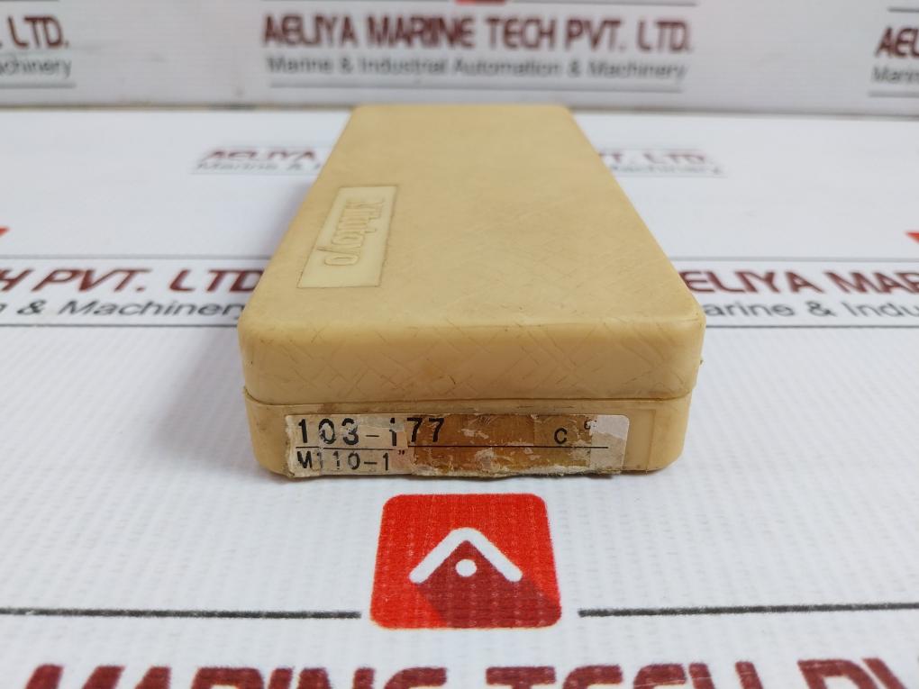 Analog Outside Micrometer Set 20c M110-1" Mitutoyo 103-177