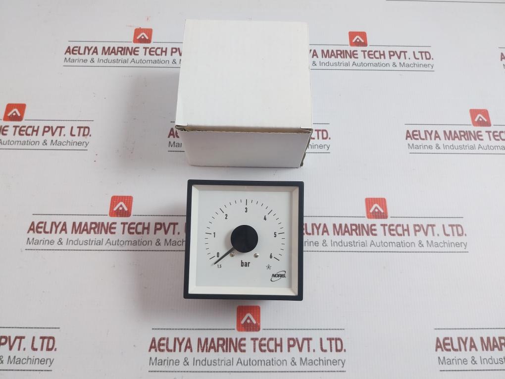 Analog Panel Pressure Meter 0-6 Bar 4-20ma Rq96 Brand Noris