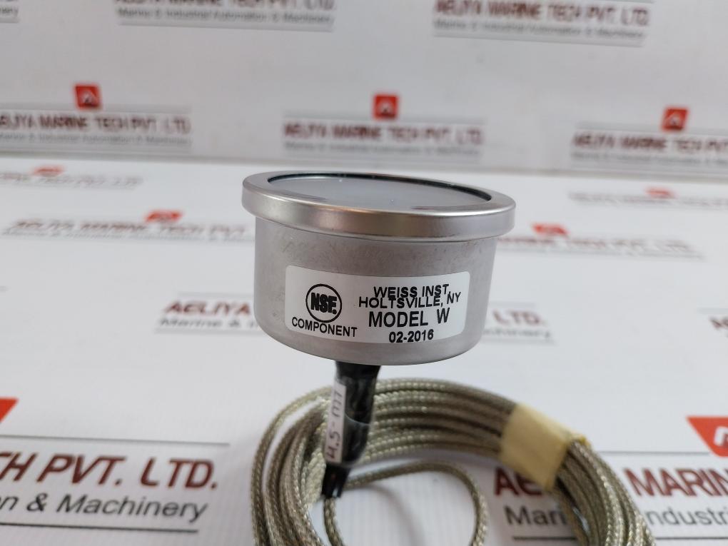 Analog Temperature Indicator Weiss Inst Model W 4.5 Meter In New