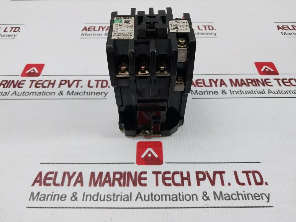 Pak 20a Anam Magnetic Contactor 100-110v/6a