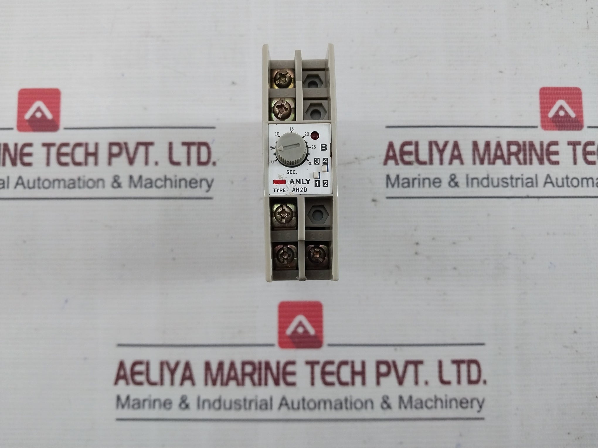 Anly Ah2D-b Delay Timer Multi Voltage 200/220/240Vac 3-30 Sec
