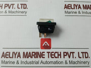Arcolectric C1353Al Rocker Switch-splashproof Dpst Green T83