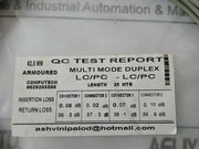 Armored Optical Fiber 62.5/125 Mm-2C 3.0Mm Multi Mode Duplex Lc/Pc-lc/Pc 25M