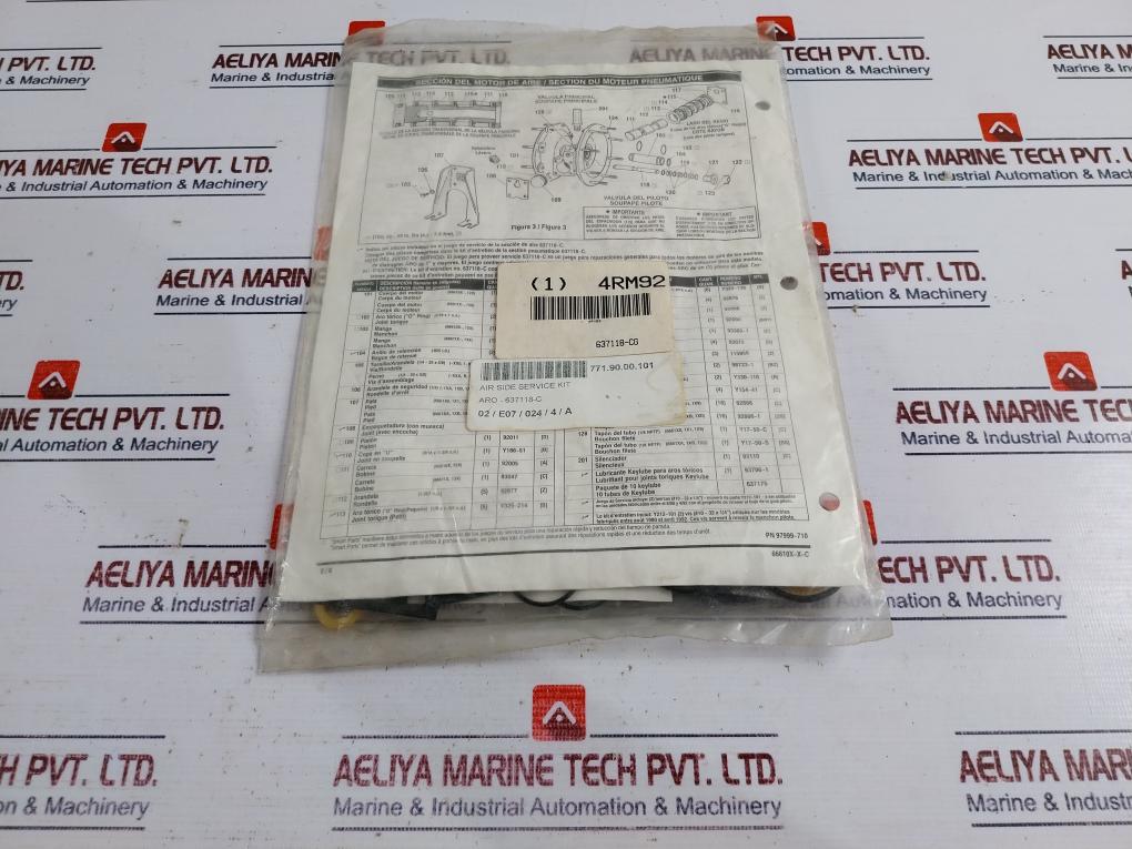 Aro 637118-c Air Side Service Kit 637118-cg/66610X-x-c/771.90.00.101
