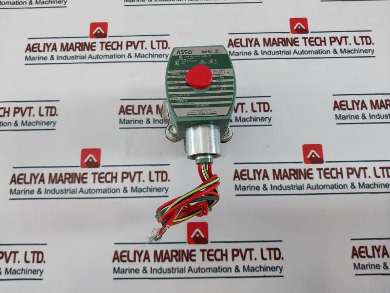 Asco 8214G020 2-way N/C 1/2" Gas Shutoff Solenoid Valve, 24 Vdc, Mp-c-080