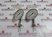 Ashcroft 50-ei-60-l-025-50/400F-xnh Bimetal Thermometer 5” 50 To 400°F 