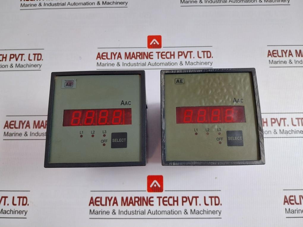 Ass96d Digital Ac Ammeter By Automatic Electric 0-10.0-160.0 Aac