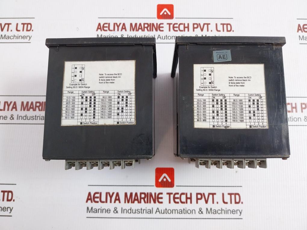 Ass96d Digital Ac Ammeter By Automatic Electric 0-10.0-160.0 Aac