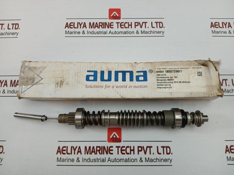Assembly Z001.617a Worm Drive Shaft Auma In Used