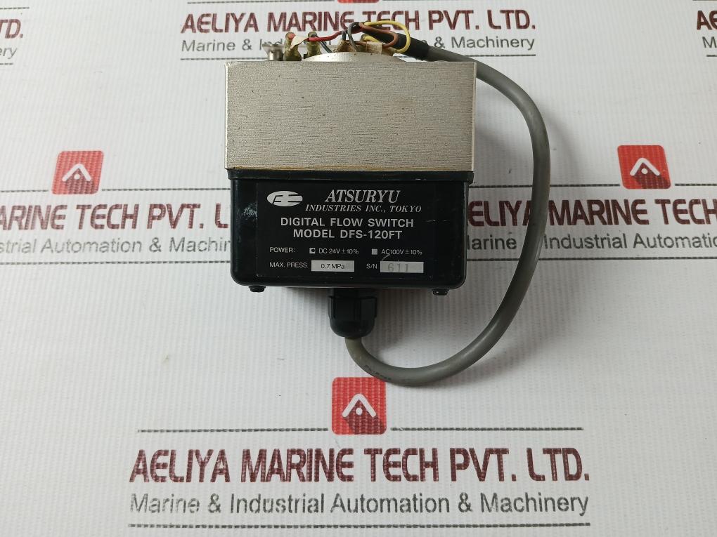 Atsuryu Dfs-120Ft Digital Flow Switch Dc 24V 0.7 Mpa A91L-0001-0151/B